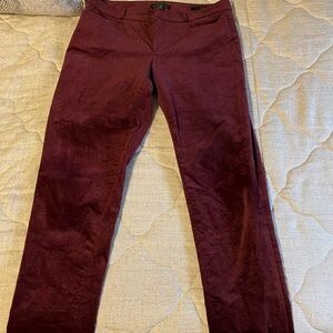 Burgundy Corduroy Pants